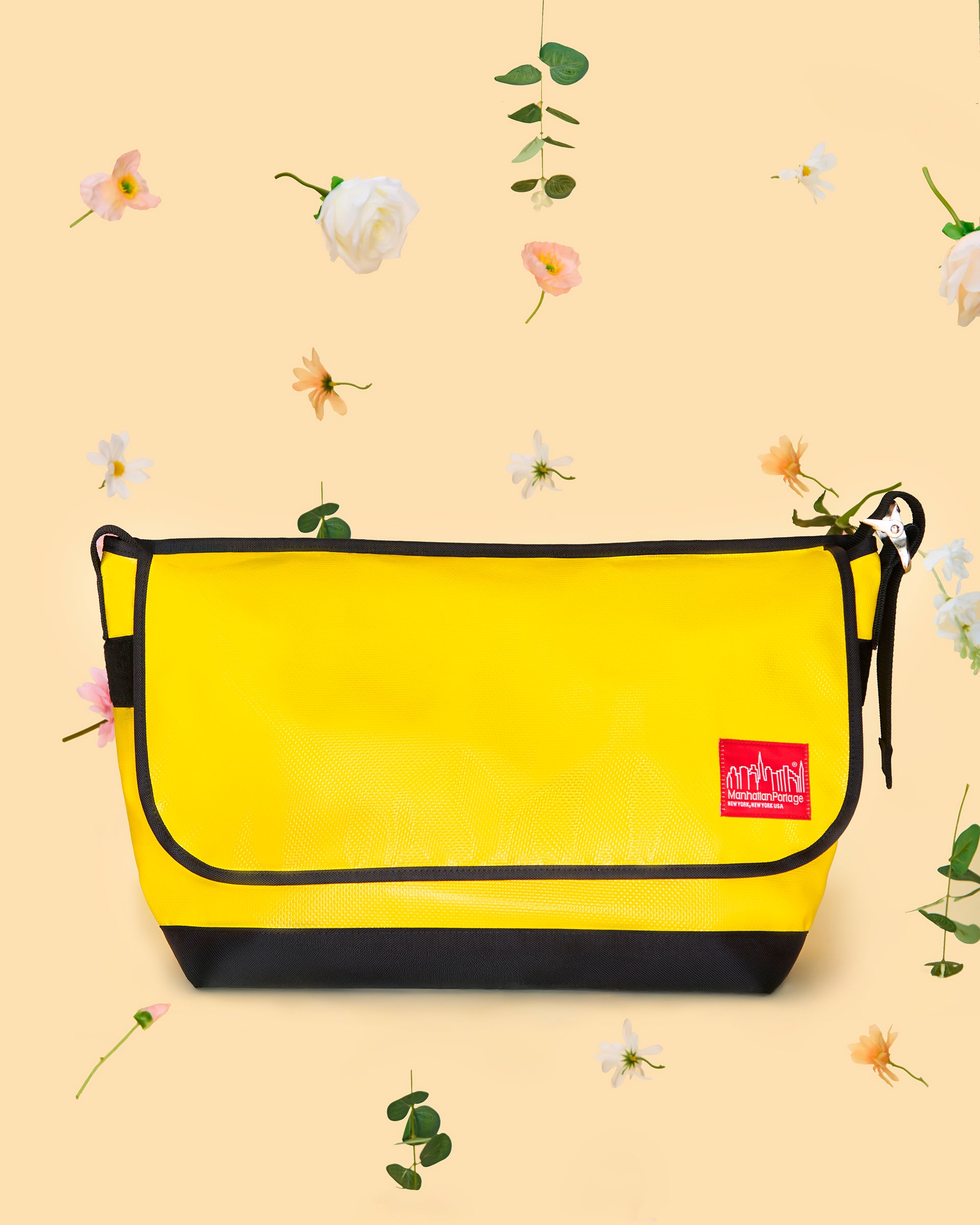 Vinyl Vintage Messenger Bag (LG)