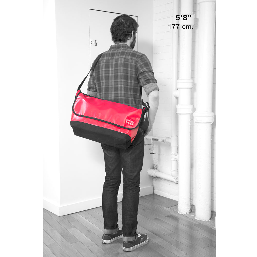 Vinyl Vintage Messenger Bag (LG)
